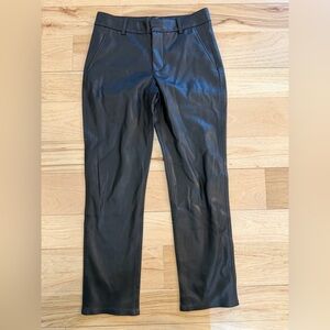 Zara vegan leather pants size 4